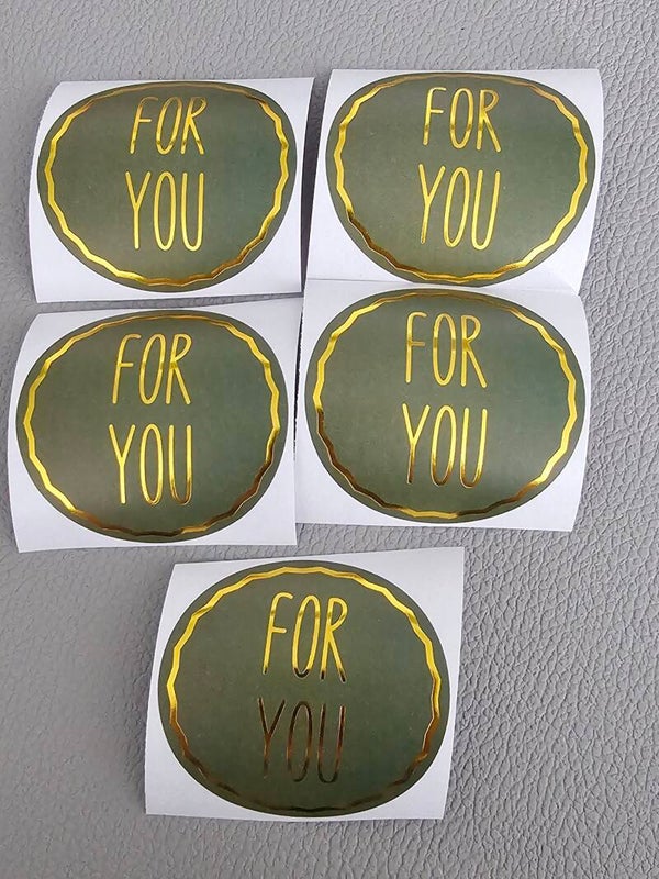 Sticker 'for you green'