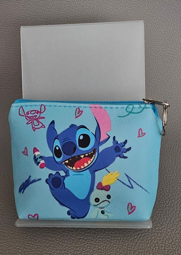 Portemonnee 'Stitch Scrump blauw'