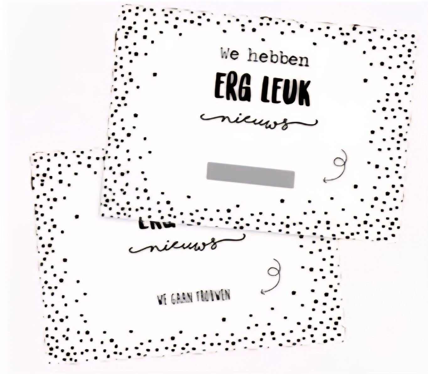 Kraskaart 'We gaan trouwen'