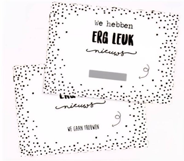 Kraskaart 'We gaan trouwen'