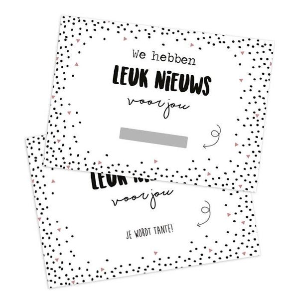 Kraskaart 'Je wordt tante'