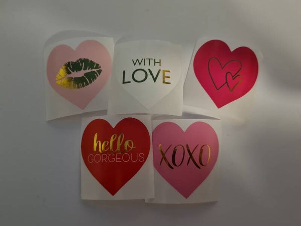 Sticker 'set hart'
