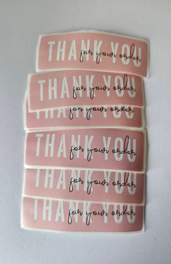 Sticker 'Thankyou Roze'