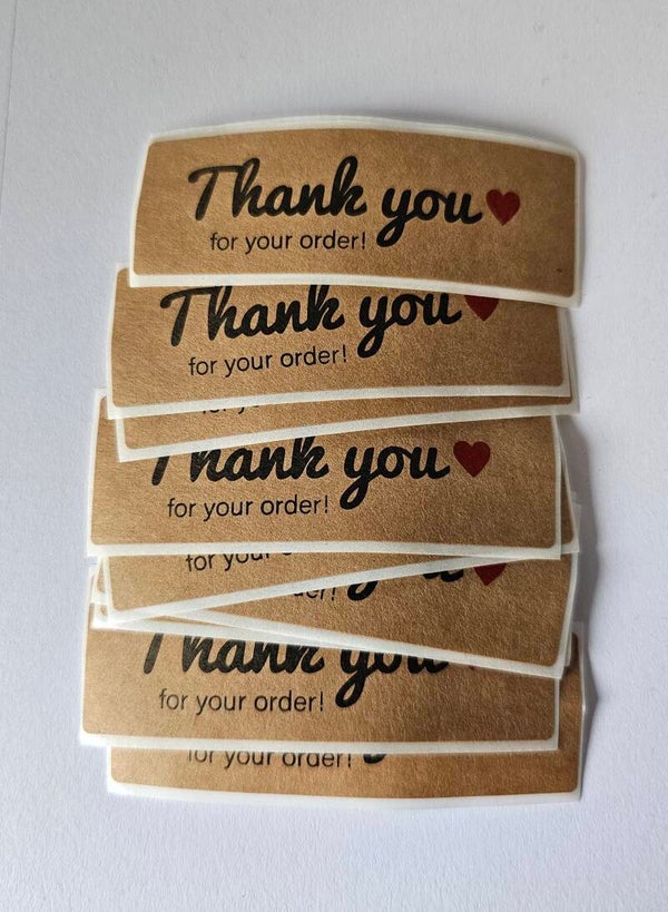 Sticker 'Thankyou Kraft'