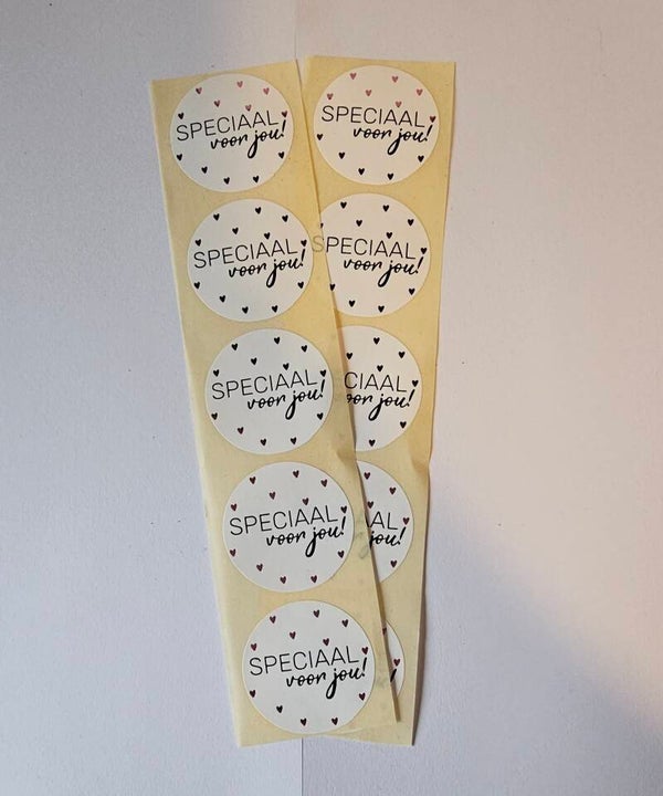 Sticker 'Speciaal voor jou'