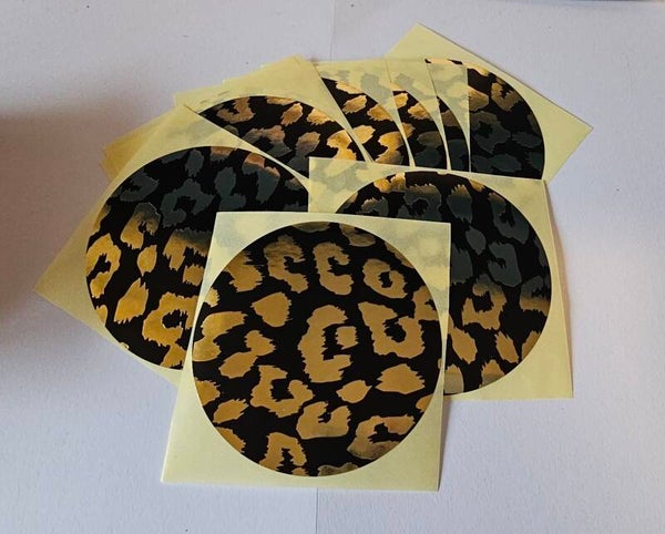Stickers 'Cheetah XL zwart'