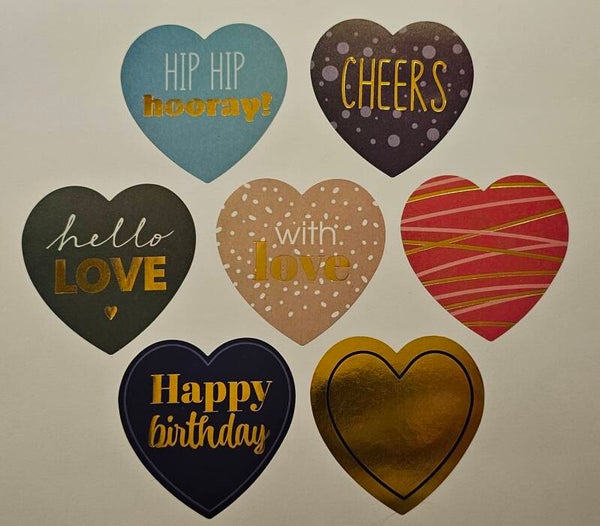 Stickers Hart 'set 2'