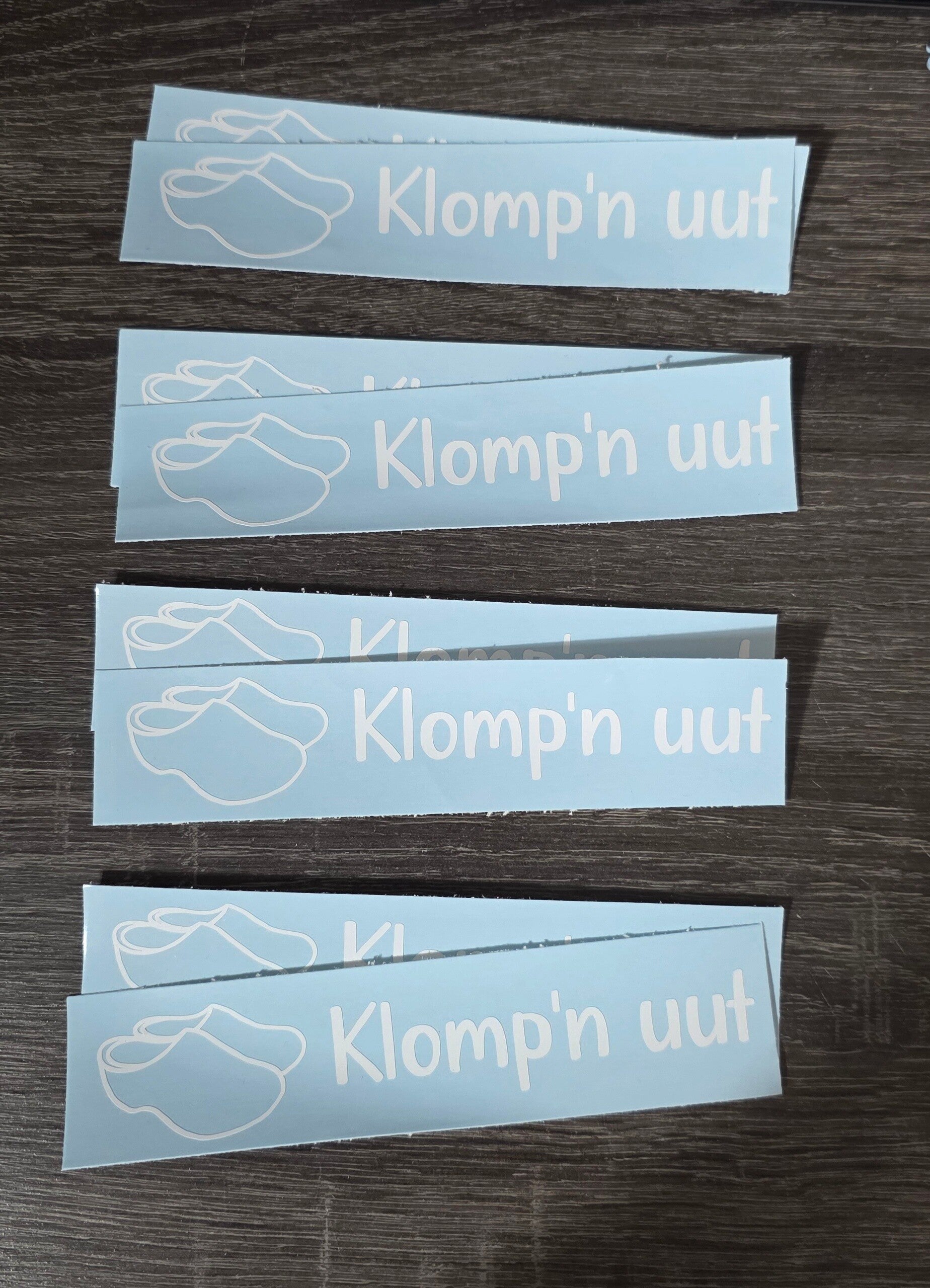 Sticker 'Klomp'n uut'