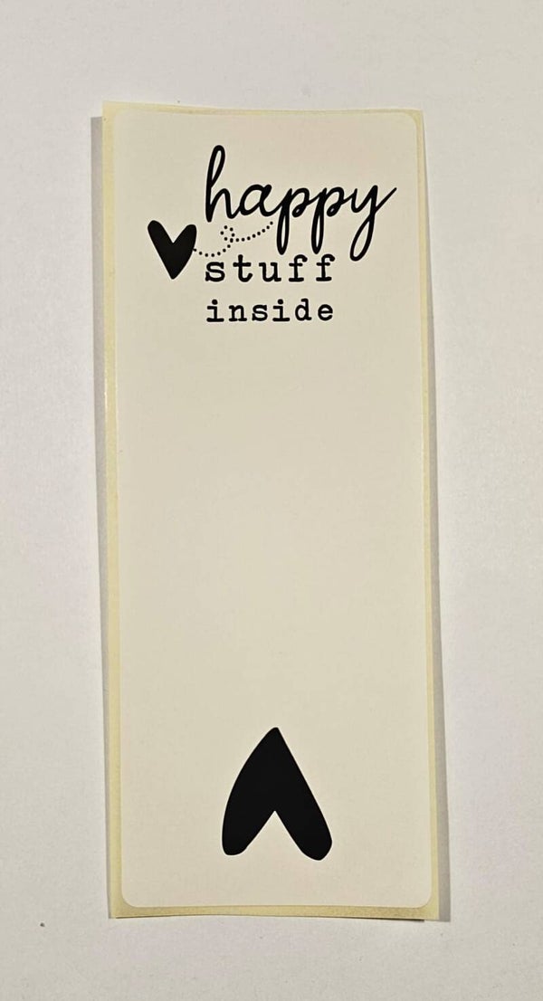 Sluitsticker 'Happy stuff'