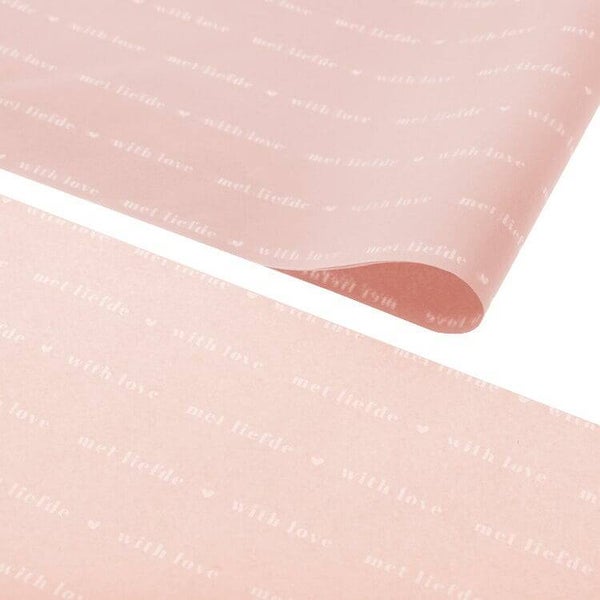 Vloeipapier 'Met liefde'