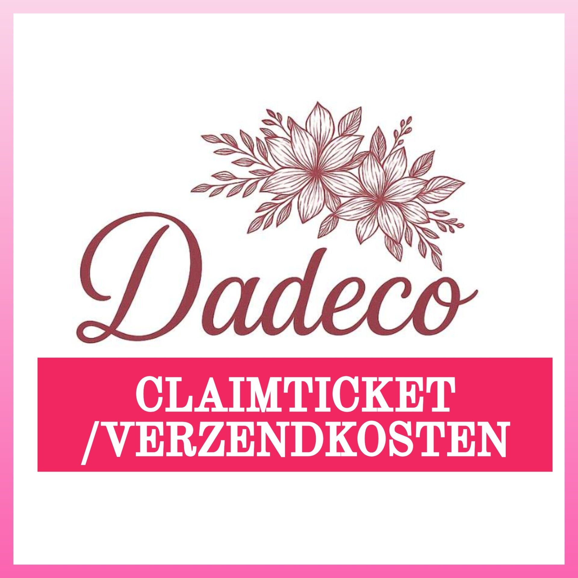 Claimticket/Verzendkosten