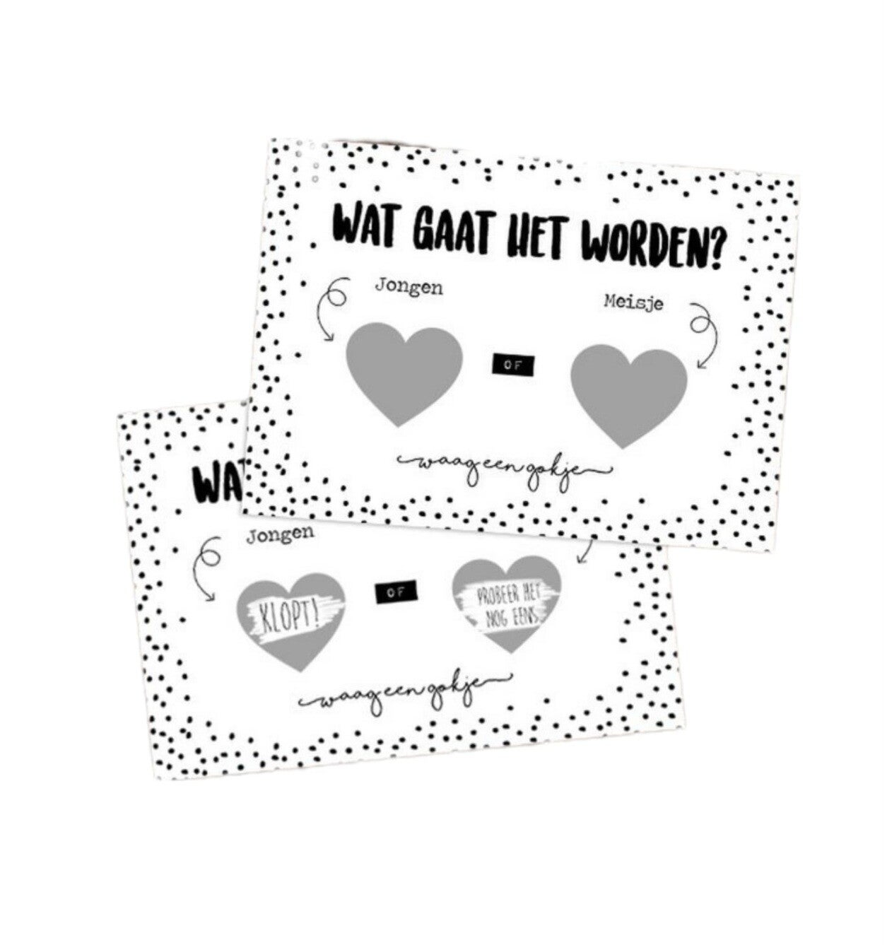 Kraskaart 'Het word een jongen'