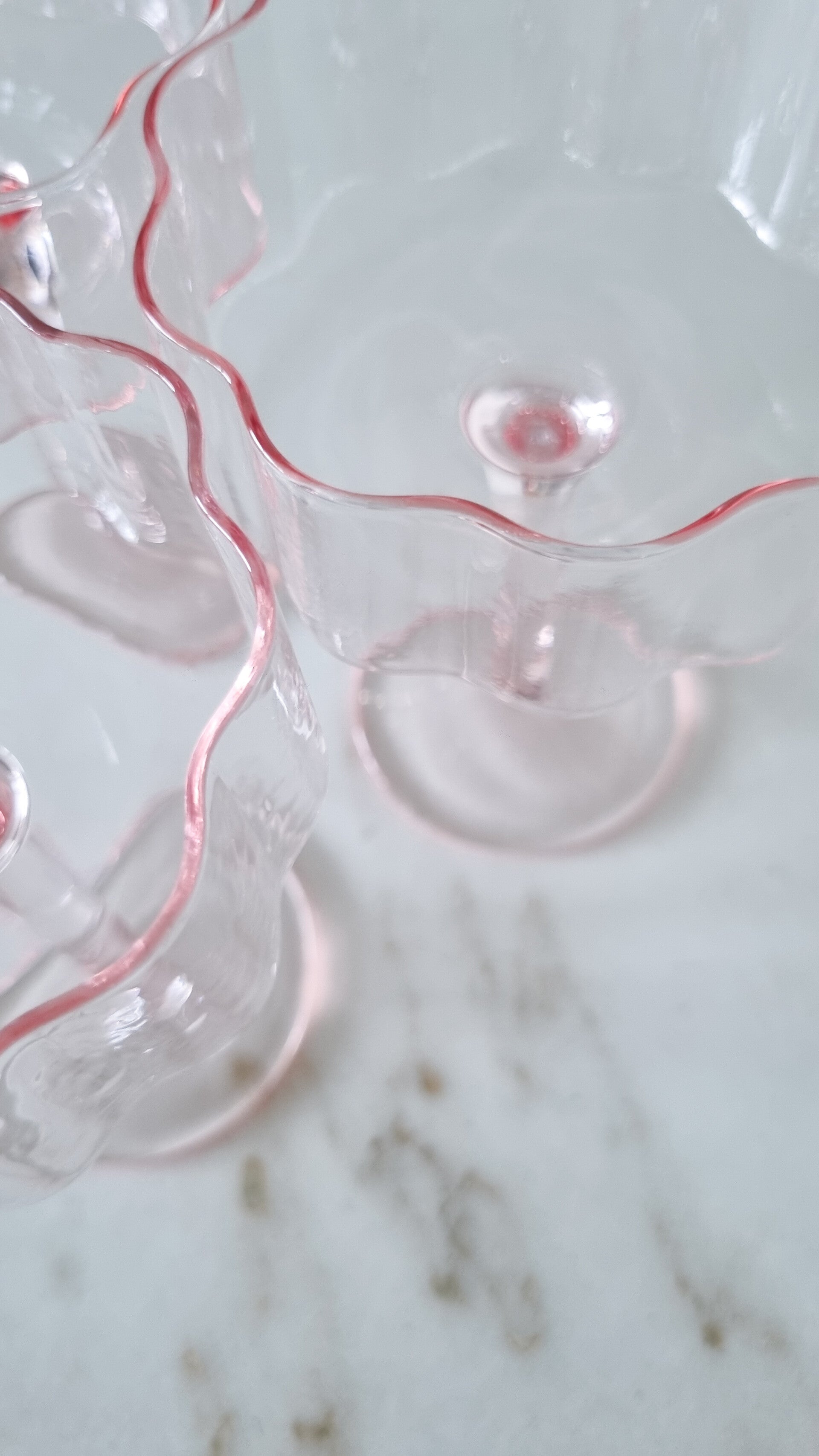 Flower Coupe Champagne met gravure (voet)