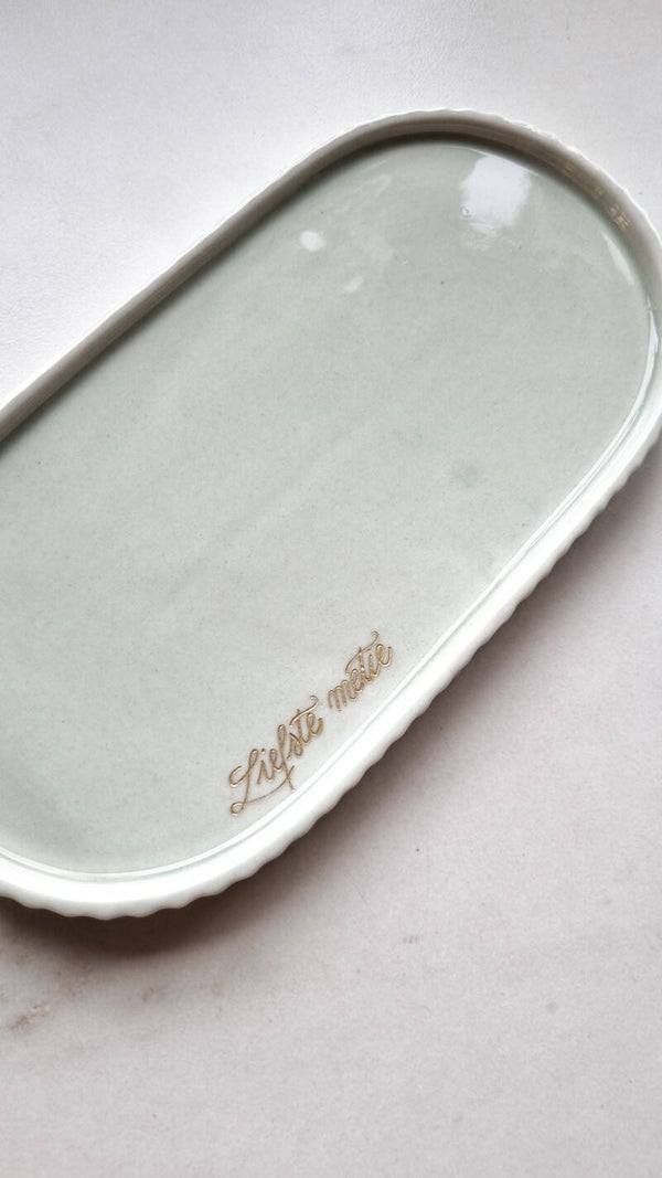 Ovaal dienblad - Liefste metie