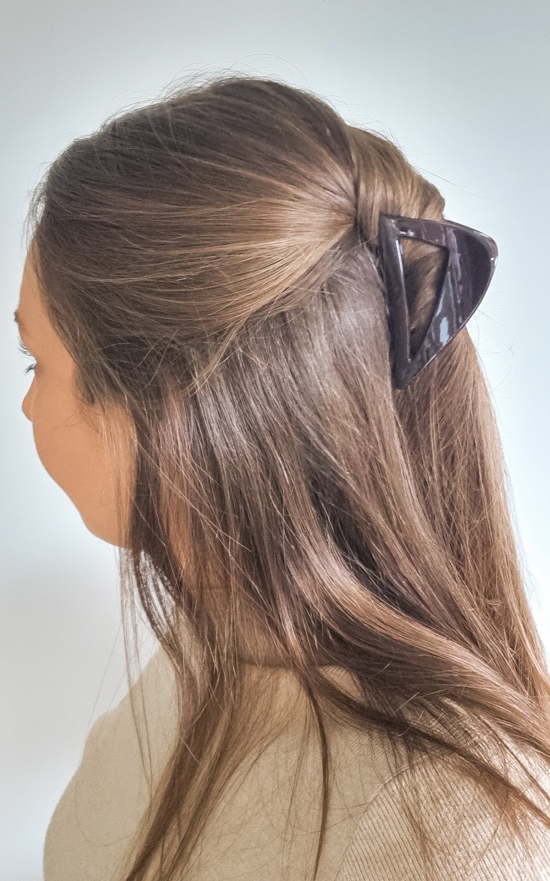 Haarclip brown - zonder gravure