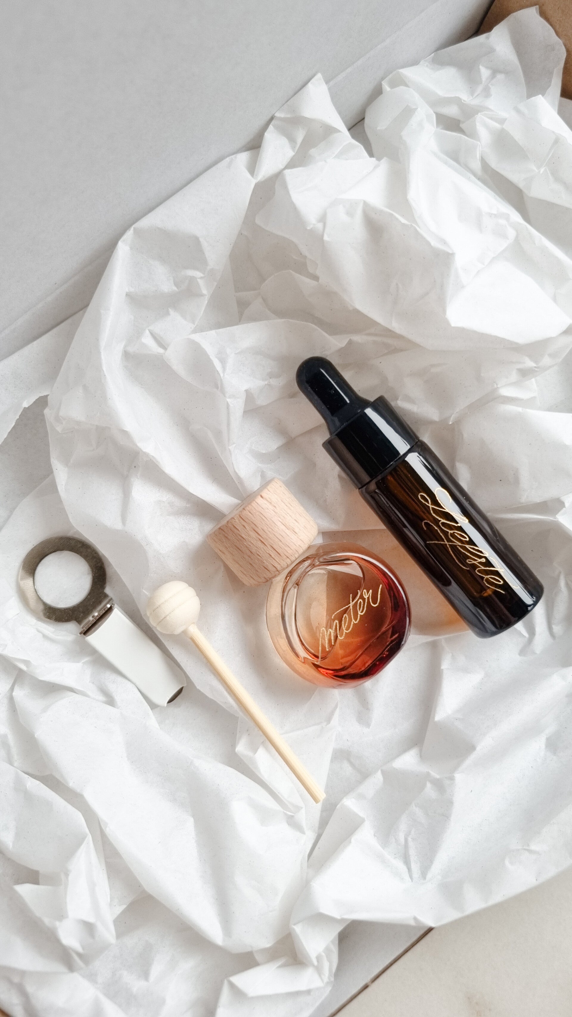 Giftdoosje car diffuser meter