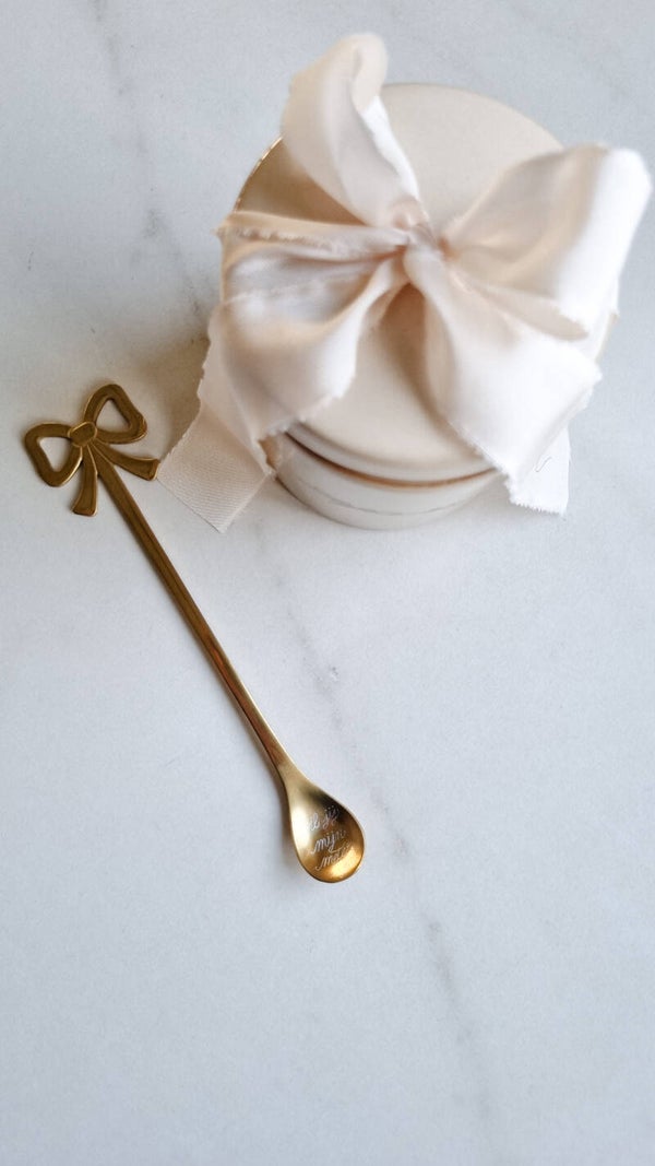 Lepel met gravure STRIK