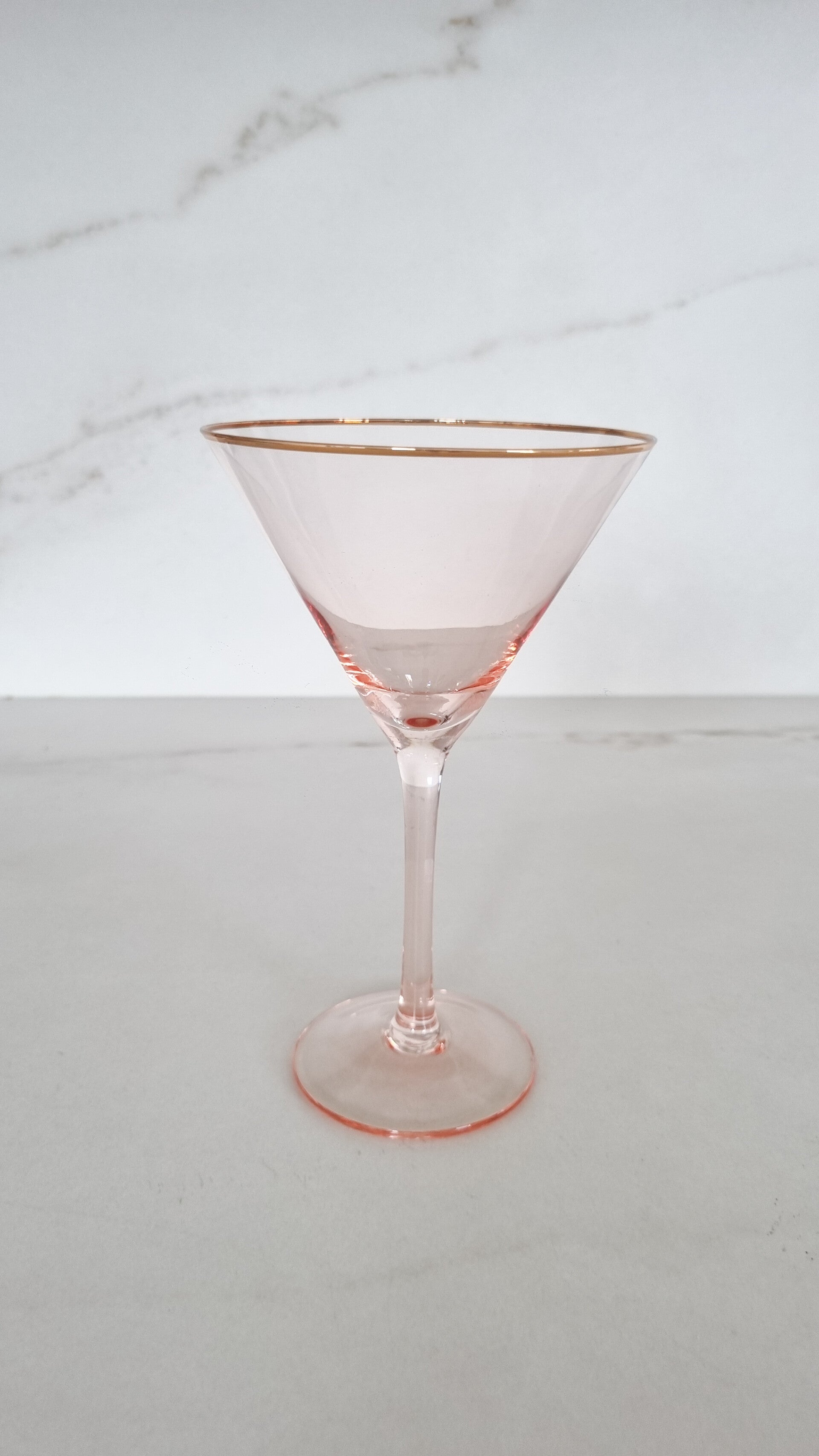 Martiniglas met gravure