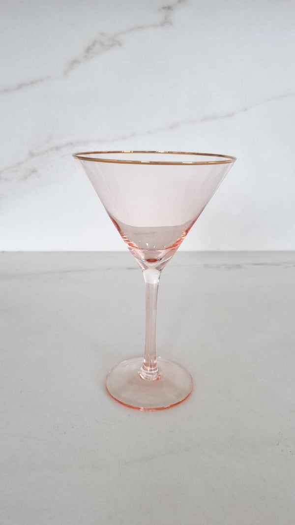 Martiniglas met gravure