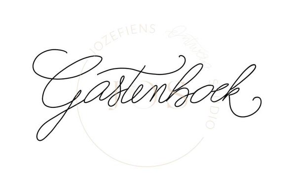 Kaart voor memorybox gastenboek