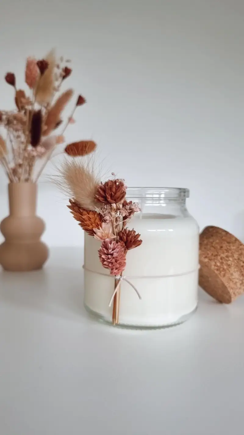 Giftbox kaars & lepel