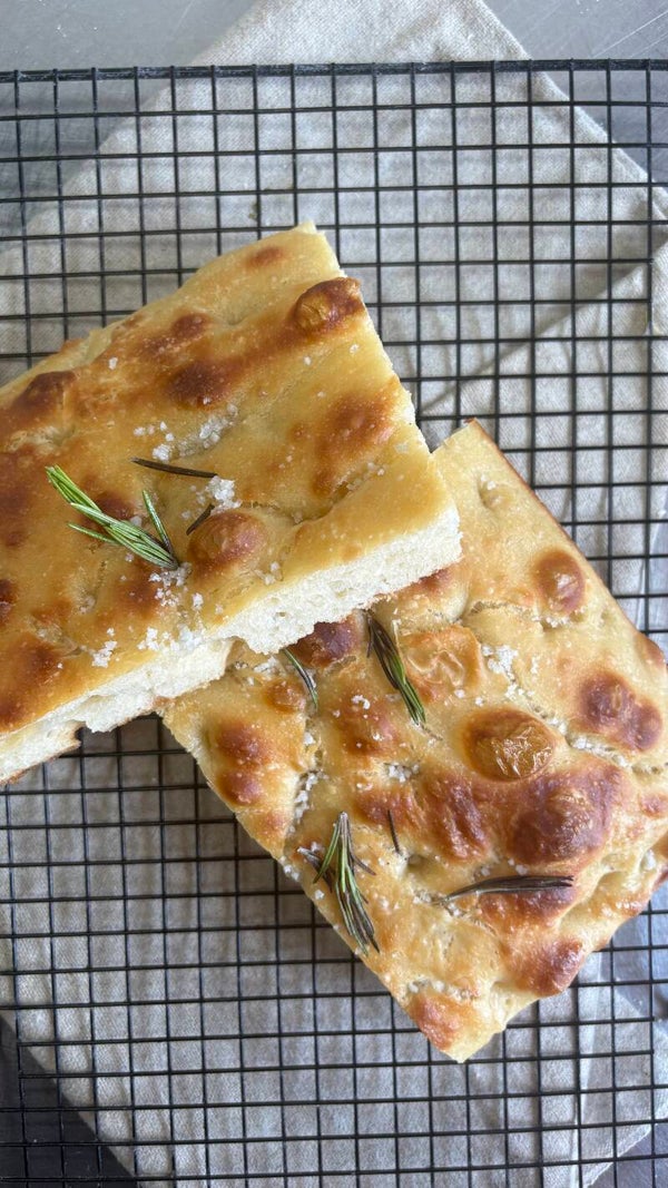 Focaccia zeezout-rozemarijn - weekendspecial