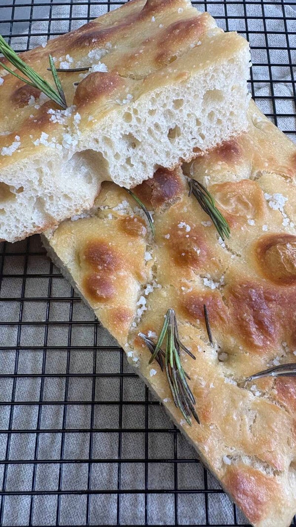 Desem focaccia rozemarijn-zeezout - weekendspecial