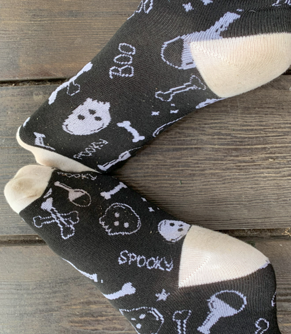 Spooky Socken Schwarz