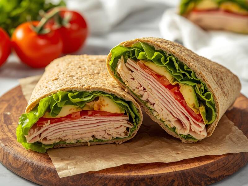 Egg and spinach wrap on plate, protein-packed lunch for work"  filename: egg-spinach-wrap