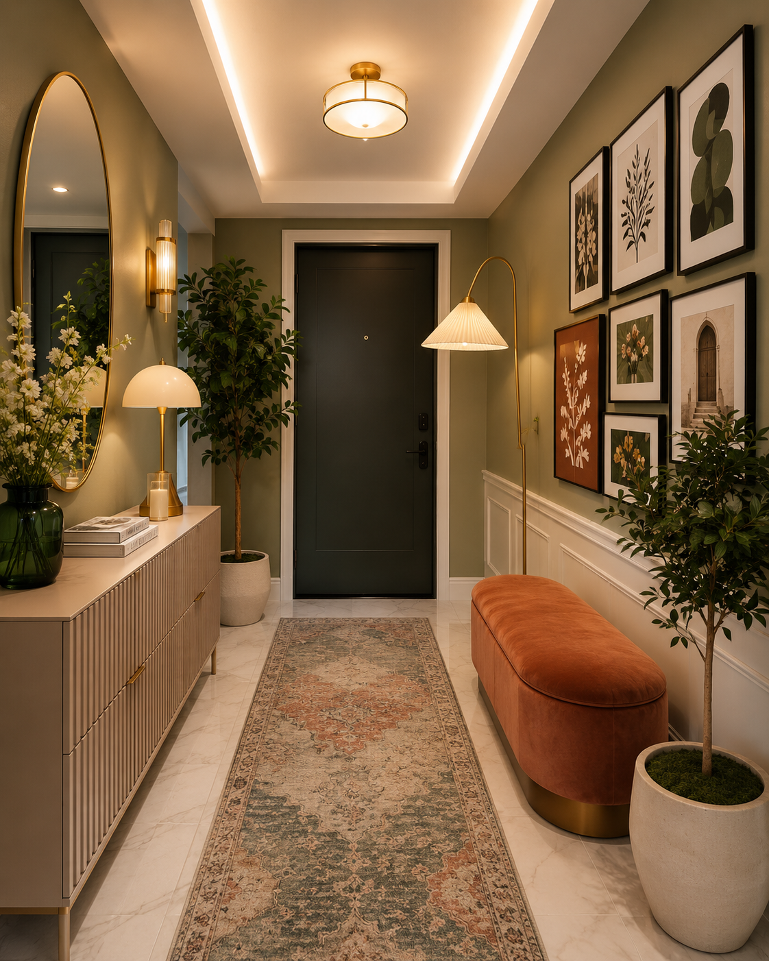 The Olive &amp; Amber Foyer