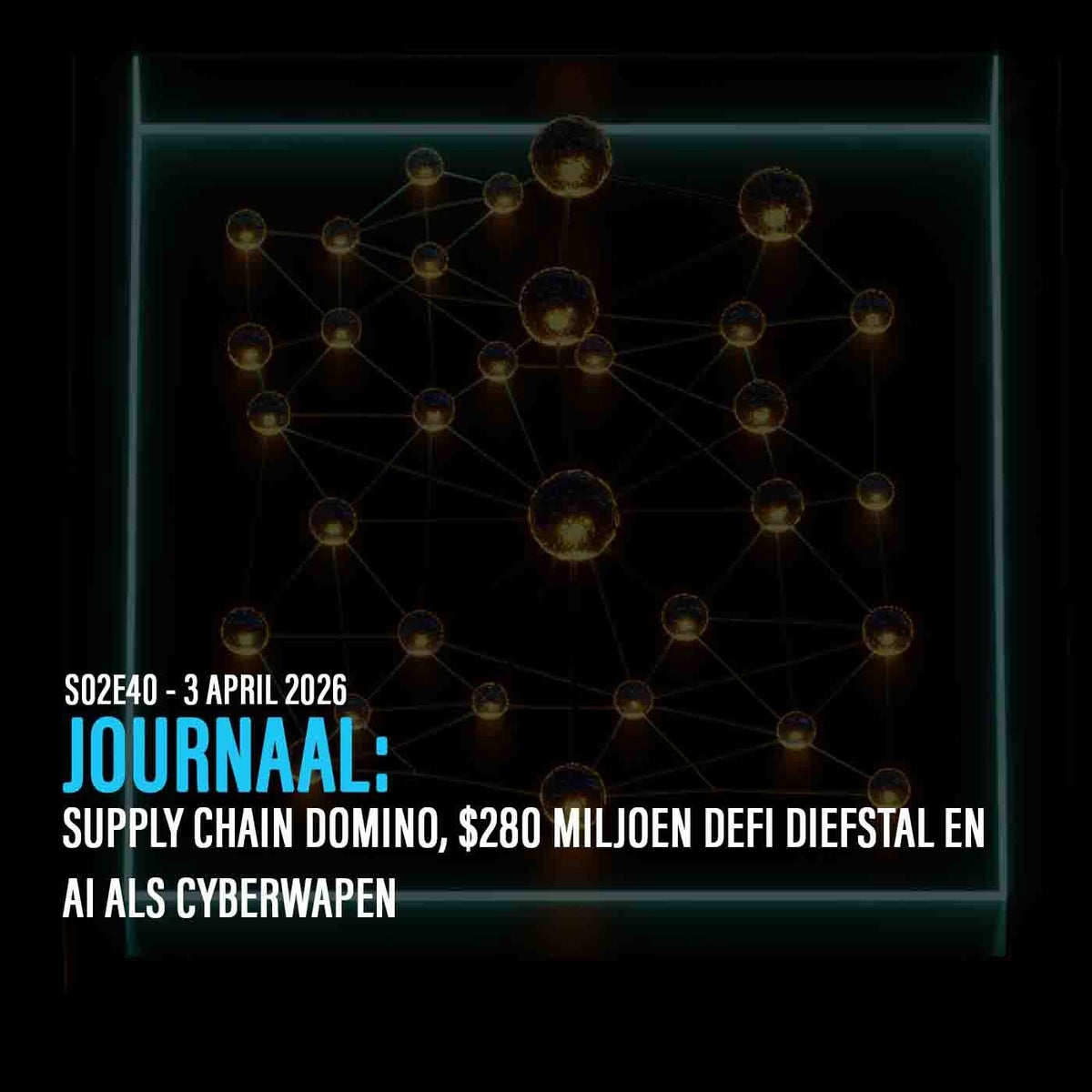 Supply chain domino, $280 miljoen DeFi diefstal en AI als cyberwapen