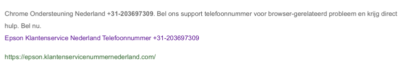 Als je deze "Klantenservice" belt hebben ze maar een doel, je computer overnemen en je geld te stelen