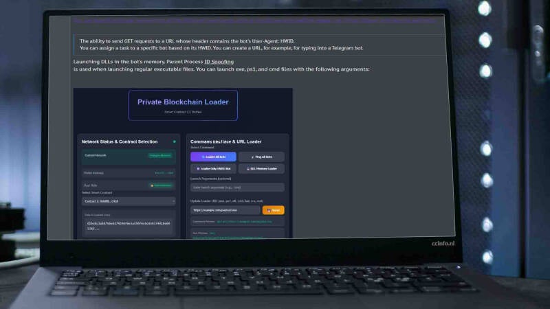 Screenshot - Verkoop van gedecentraliseerde botnet loader malware op het Darkweb 2