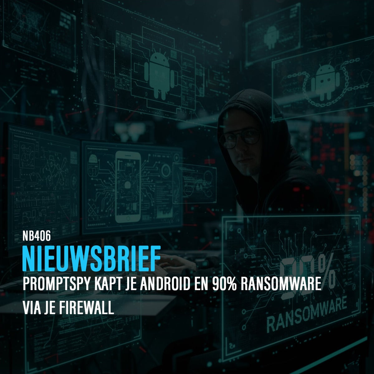 PromptSpy ontdekt, cepezed gehackt en 90% ransomware via firewalls