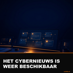 Het cybernieuws is weer beschikbaar