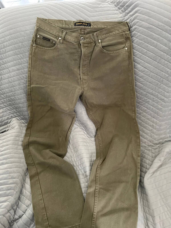 JEAN COMPLICE KAKI NEUF DEGRIFFE