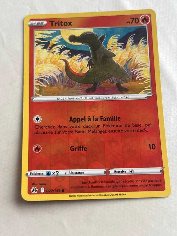CARTE POKÉMON TRITOX REVERSE SÉRIE ZÉNITH SUPRÊME