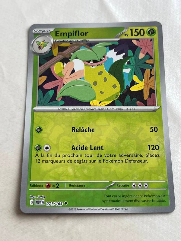 CARTE POKÉMON EMPIFLOR REVERSE SÉRIE 151