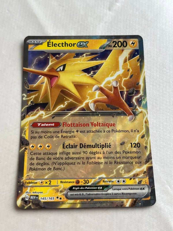 CARTE POKÉMON ELECTHOR EX SÉRIE 151