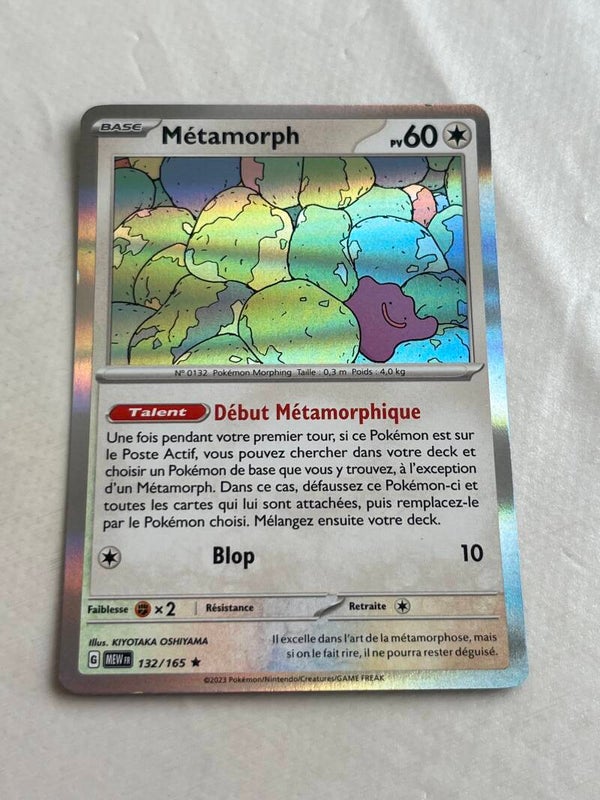 CARTE POKÉMON MÉTAMORPH HOLO SÉRIE 151