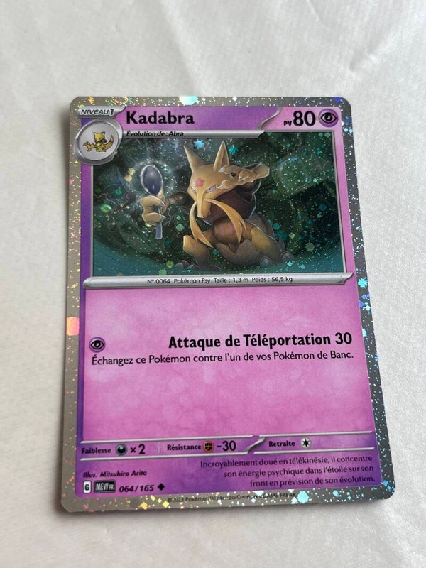 CARTE POKÉMON KADABRA HOLO SÉRIE 151