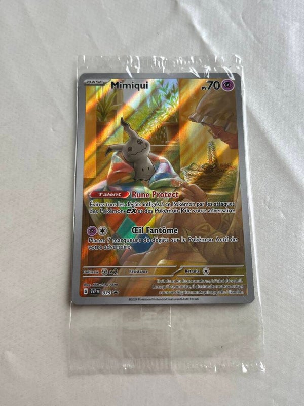 CARTE POKÉMON MIMIQUI PROMO SÉRIE DESTINÉES DE PALDEA