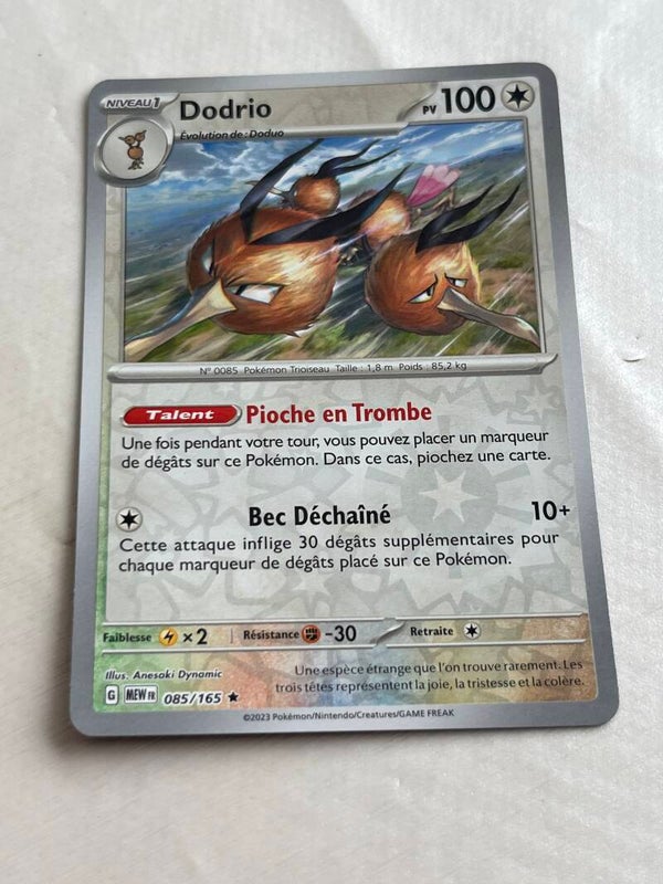 CARTE POKÉMON DODRIO REVERSE SÉRIE 151