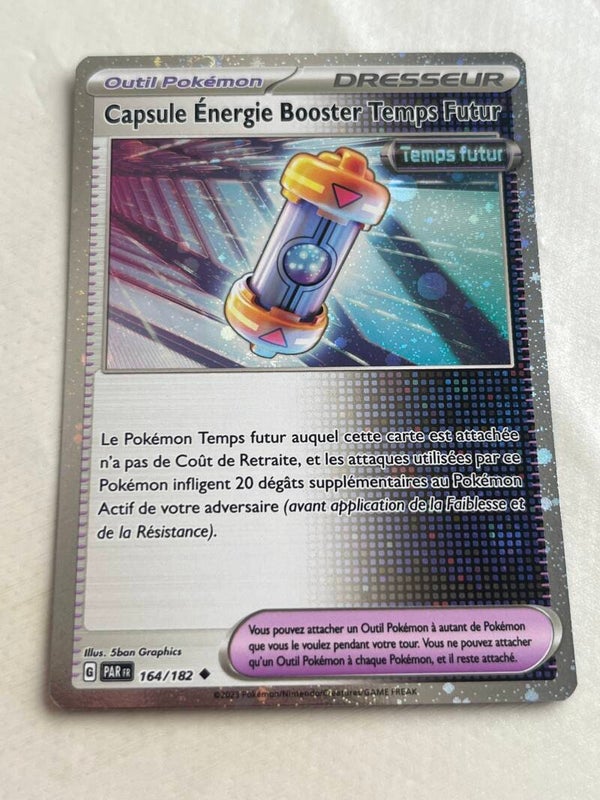 CARTE POKÉMON CAPSULE ÉNERGIE BOOSTER TEMPS FUTUR HOLO SÉRIE FAILLE PARADOXE
