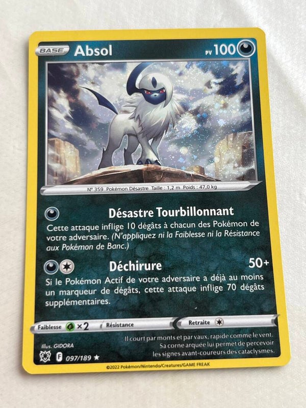 CARTE POKÉMON ABSOL HOLO SÉRIE ASTRES RADIEUX