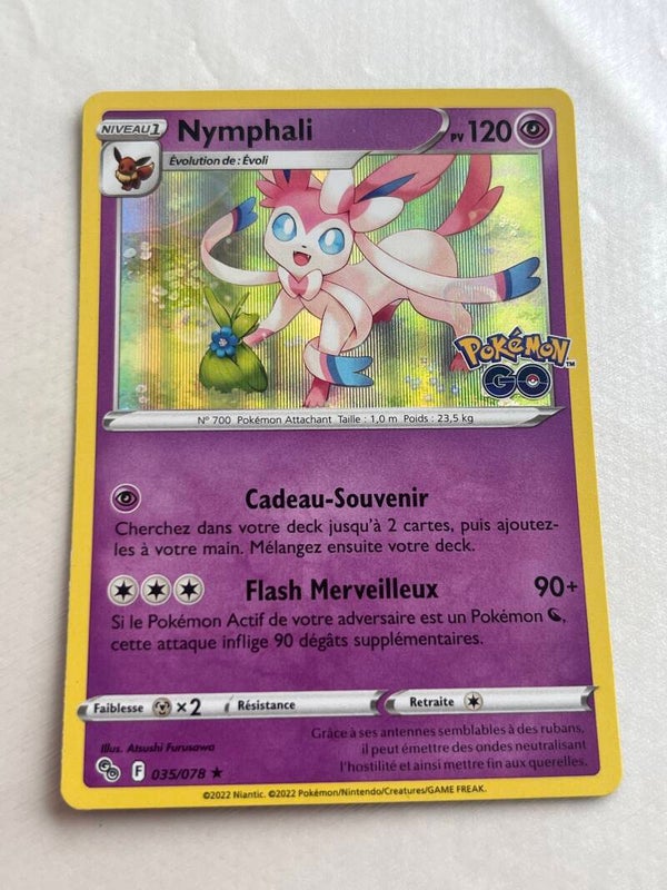 CARTE POKÉMON NYMPHALI HOLO SÉRIE POGO