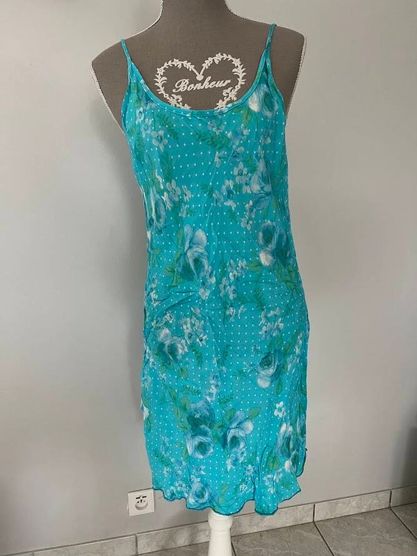 ROBE A BRETELLE  T 42 SECONDE MAIN