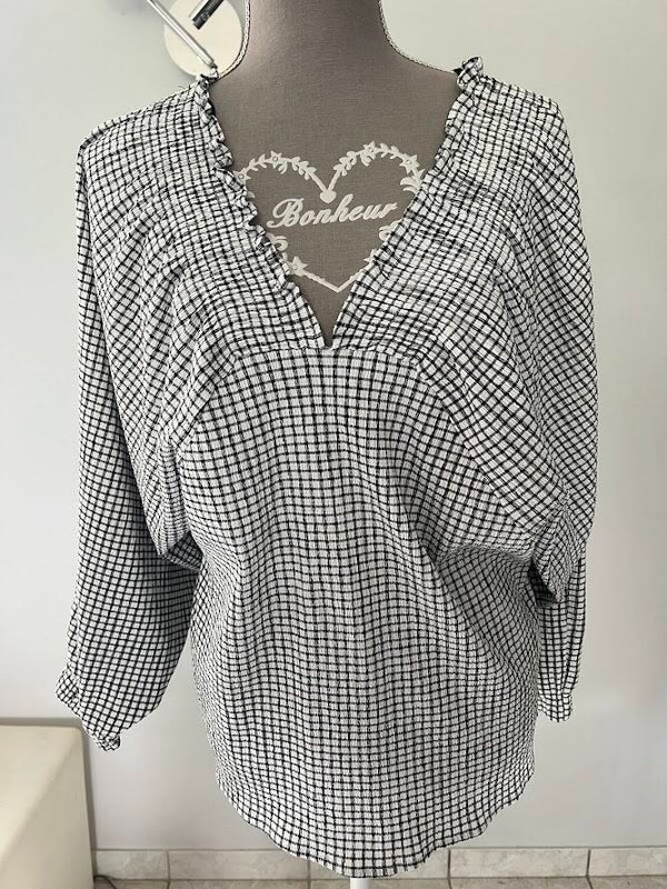 TOP A SMOCK NEUF DEGRIFFE