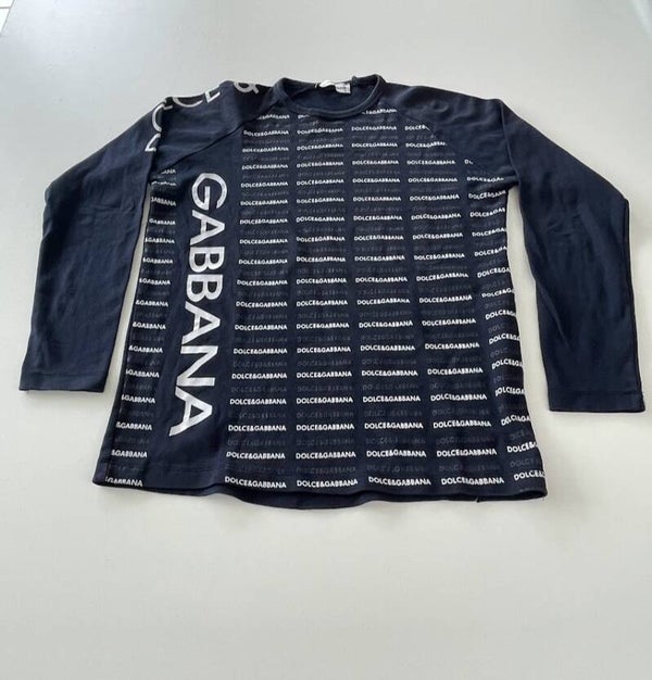 TEE SHIRT MANCHES LONGUES DOLCE GABBANA SECONDE MAIN T S