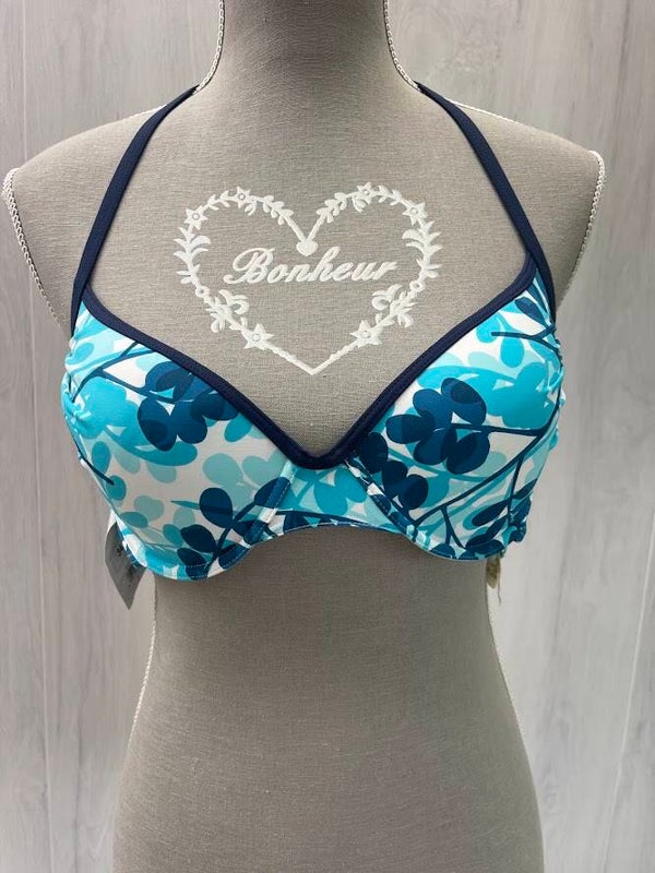 HAUT DE MAILLOT DE BAIN BLEU NEUFT 40